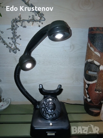 Нощна лампа ретро телефон , снимка 2 - Други - 52443682