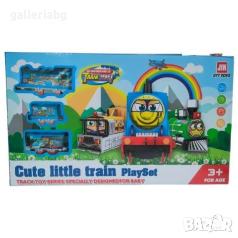 Детски влак с картинки и голяма писта , снимка 2 - Влакчета, самолети, хеликоптери - 40546605