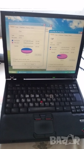 Лаптоп IBM ThinkPad T43, снимка 4 - Лаптопи за дома - 48436225
