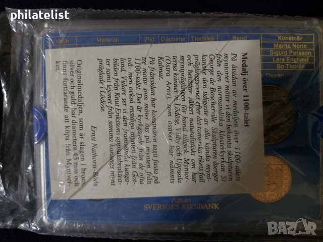 Швеция 1993 - Комплектен сет от 6 монети, снимка 2 - Нумизматика и бонистика - 37788536