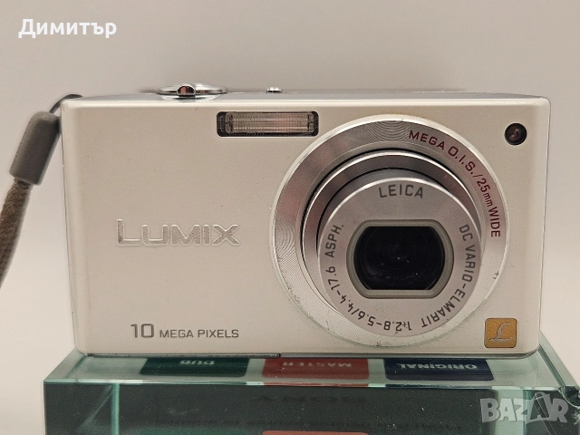 Panasonic Lumix Fx-35 фотоапарат дигитална камера digital photo camera 10mp, снимка 8 - Фотоапарати - 53369988