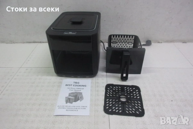 Air Fryer 32852A Две в 1/ 4.3L + top grill - 1500W (NEW)., снимка 4 - Фритюрници - 53225989