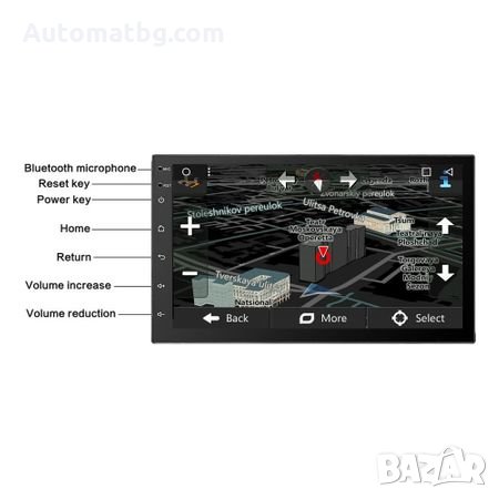Универсална мултимедия Automat, плеър 7003, Android 6.0, 7 инчов DVD с Bluetoth, GPS, WiFi, снимка 4 - Аксесоари и консумативи - 28789816