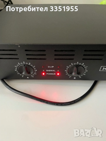 Професионален усилвател Konig AMP6000, снимка 2 - Ресийвъри, усилватели, смесителни пултове - 53588881