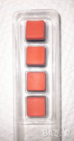 Геймърски гумирани бутони за клавиатура - A, D, S, W, снимка 2 - Клавиатури и мишки - 33172381
