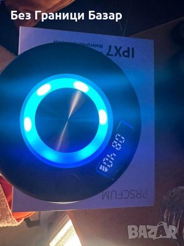 Нова Bluetooth 5.3 Водоустойчива Колонка с LED и LCD Високоговорител, снимка 2 - Друга електроника - 43201269