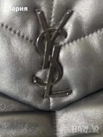 Красива дизайнерска чанта YSL от естествена кожа нова черна, снимка 3 - Чанти - 49726584