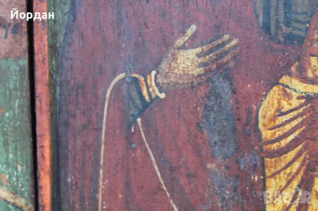 Домашна Българска икона триптих , снимка 11 - Икони - 50071461