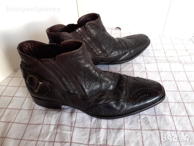 👉Sams Original ест.кожа 41, снимка 2 - Мъжки боти - 43155041