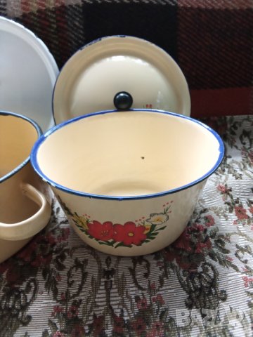 Тенджерки емайлирани, снимка 4 - Съдове за готвене - 37092079