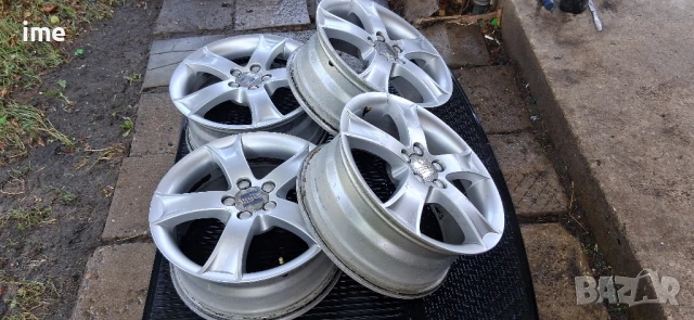 4бр. ляти джанти 6.5J16 ET43. Ronal. 5x100 мм. 57.1 мм среден отвор. OEM 6L0601025M...., снимка 11 - Гуми и джанти - 50922050