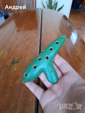 Стара окарина #2, снимка 2 - Антикварни и старинни предмети - 35416788