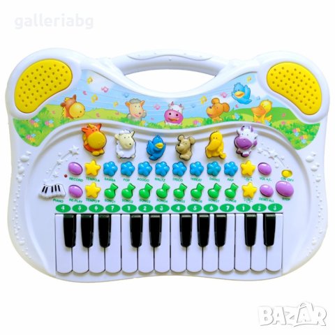 Детски електронен орган с 24 клавиша, пиано 
