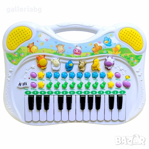 Детски електронен орган с 24 клавиша, пиано 