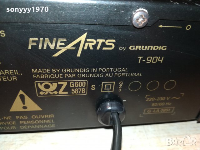 FINEARTS BY GRUNDIG T-904 STEREO TUNER ВНОС SWISS 1301221424, снимка 16 - Ресийвъри, усилватели, смесителни пултове - 35423900