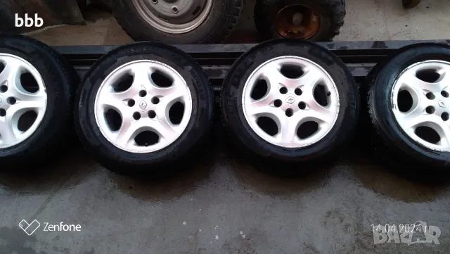 Оригинални ляти джанти за рено+зимни гуми
