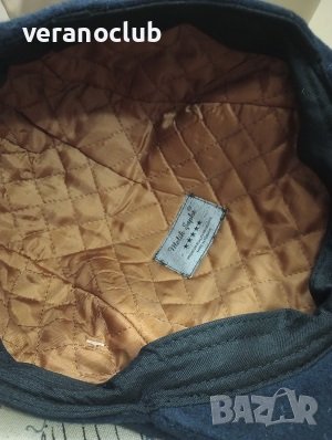 Мъжки зимен каскет Тъмносин Лукс, снимка 3 - Шапки - 43148409