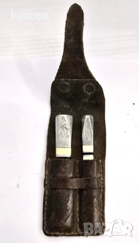 Две цигарета слонова кост, снимка 2 - Антикварни и старинни предмети - 51395234