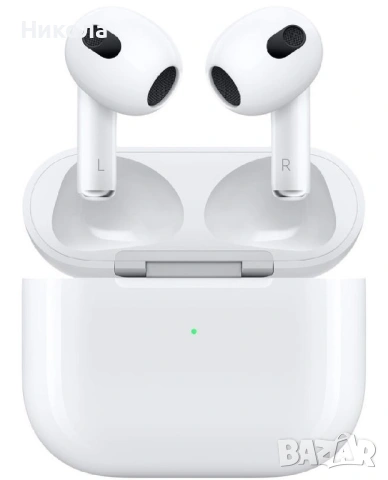Продавам Безжични слушалки Apple AirPods 3, снимка 3 - Безжични слушалки - 53397277