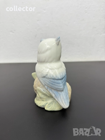 Испанска порцеланова фигура на бухал. №7587, снимка 3 - Колекции - 52317233