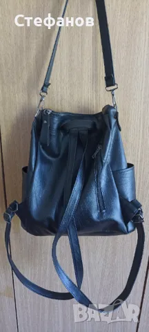 Дамска кожена раница -чанта, снимка 7 - Раници - 50185844