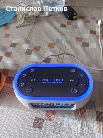 часовник с будилник, снимка 2 - Други - 52788907