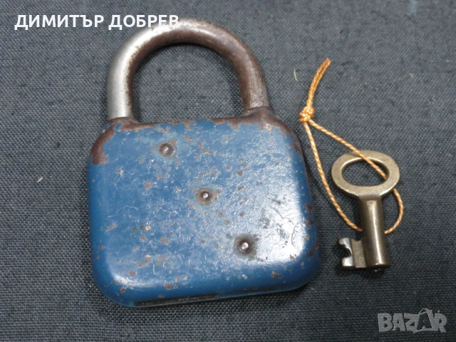 СТАР РЕТРО КАТИНАР С КЛЮЧ, снимка 2 - Антикварни и старинни предмети - 53022549