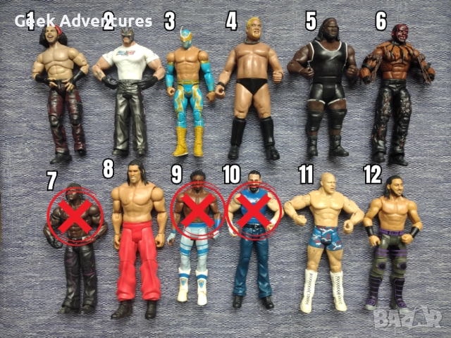 Евтини Кечисти WWE Екшън Фигурки Кеч Играчки с Забележки