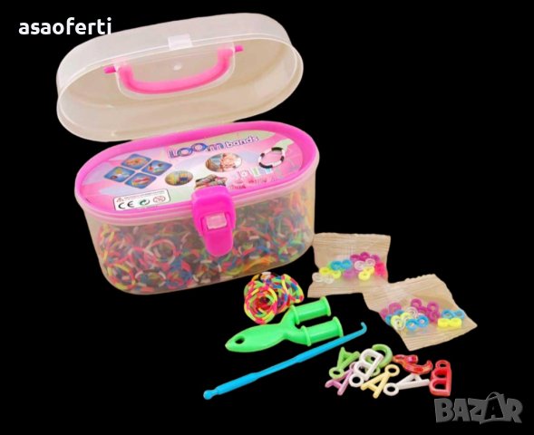 Комплект ластици за плетене, снимка 2 - Образователни игри - 43180042