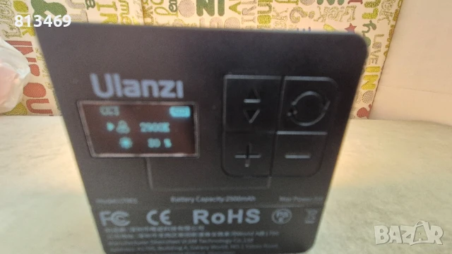 Ulanzi VL49 RGB PRO LED лампа 60 диода 2500mAh, снимка 8 - Светкавици, студийно осветление - 51200929