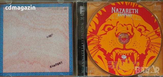 Компакт дискове CD Nazareth ‎– Rampant, снимка 3 - CD дискове - 32114483