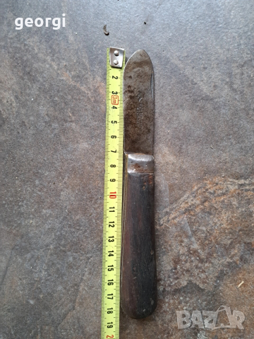 стар немски сгъваем нож Richard Herder Solingen 31/3, снимка 7 - Ножове - 53053571