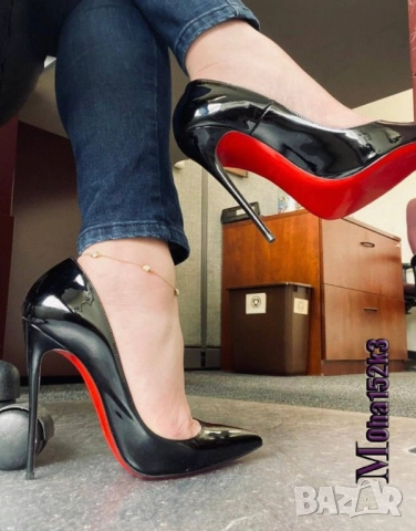 обувки на ток christian loubouti, снимка 3 - Дамски обувки на ток - 51440009