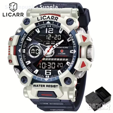 ТОП МОДЕЛ Тактически спортен часовник – Военен стил, Водоустойчив, Удароустойчив | Унисекс, снимка 2 - Мъжки - 53596952