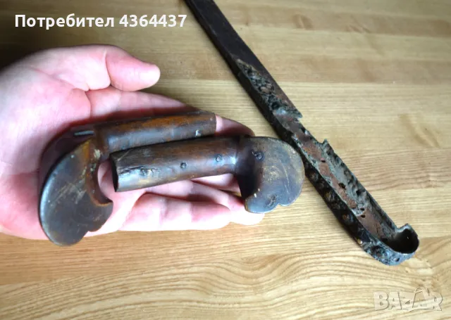 Ятаган,Османски,Балкански,златна набивка,няма кания, снимка 8 - Ножове - 49077258