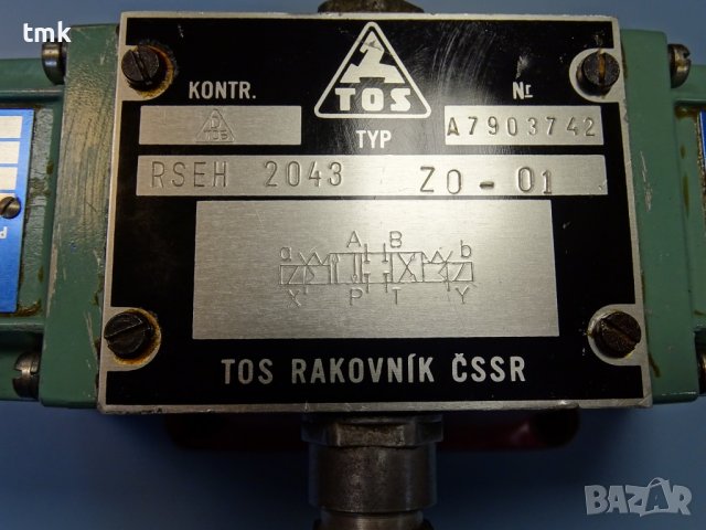 хидравличен разпределител TOS RSEH 2043 ZO-01 hidraulic valve, снимка 2 - Резервни части за машини - 40131735