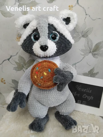 Плетена играчка Енот /Миеща мечка/ Ракун