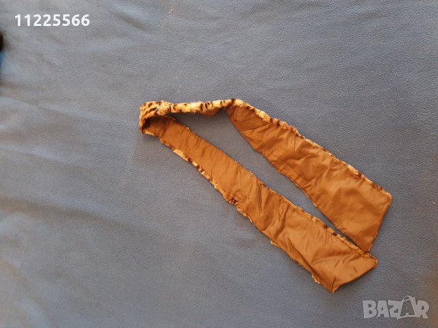 Калпак-заешка кожа и шал-яка-леопард, снимка 4 - Шапки - 26424248