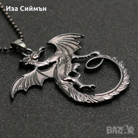 Медальон Майката на драконите, снимка 3 - Колиета, медальони, синджири - 35165409