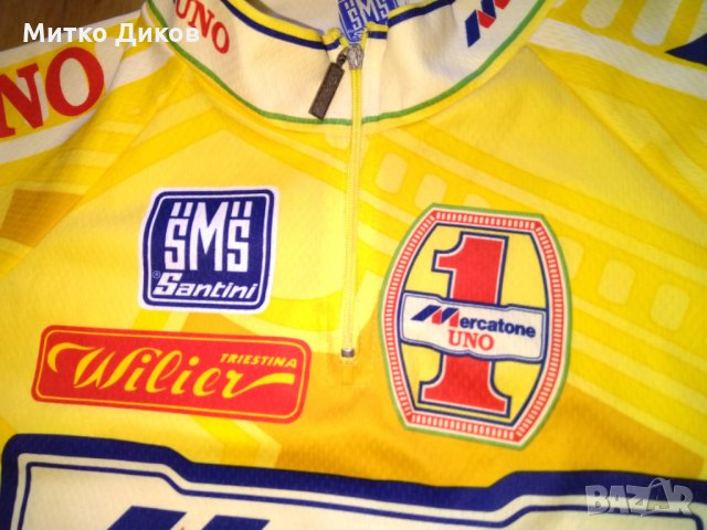 СМС Сантини Меркатоне Уно-колездачна тениска размер ХЛ, снимка 3 - Велосипеди - 33493770