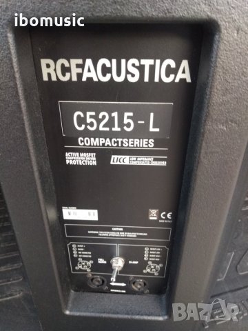 Rcf C5215L Acoustica Series Рцф Арт тонколони колони тон tonkoloni koloni ton , снимка 2 - Тонколони - 27774761