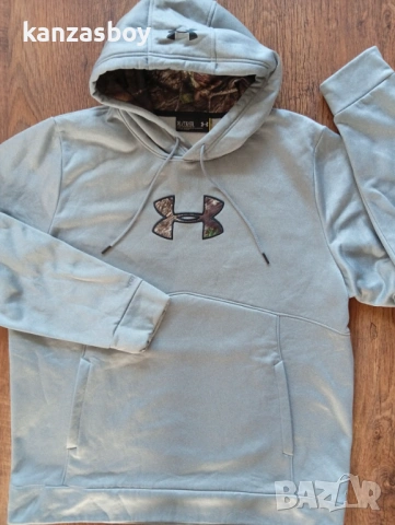 under armour  men's icon caliber hoodie - страхотно мъжко горнище р-р XL, снимка 4 - Спортни дрехи, екипи - 53609608