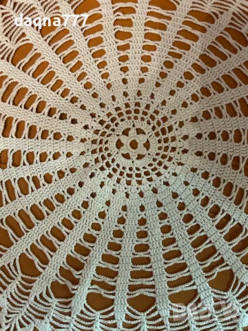 Ръчно плетена покривка/ сафка за маса, снимка 3 - Декорация за дома - 49415582