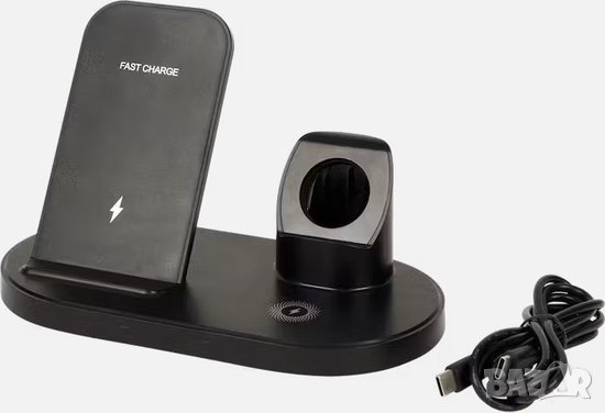 Безжично зарядно устройство 3 в 1