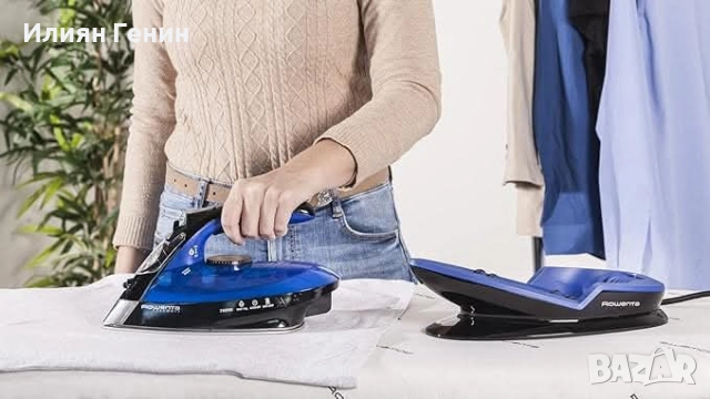 Безжична парна ютия Rowenta de5010, снимка 4 - Ютии - 52267189