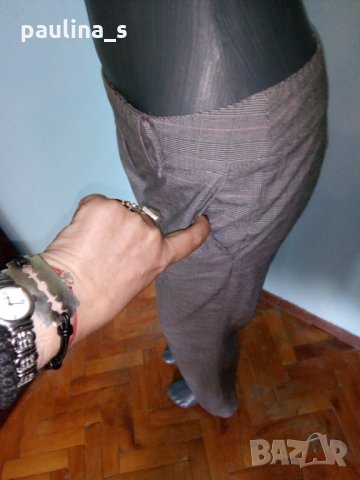 XS / S - Бермуди в каре с широки крачоли "Sutherland" pants / широки крачоли , снимка 6 - Къси панталони и бермуди - 28853885