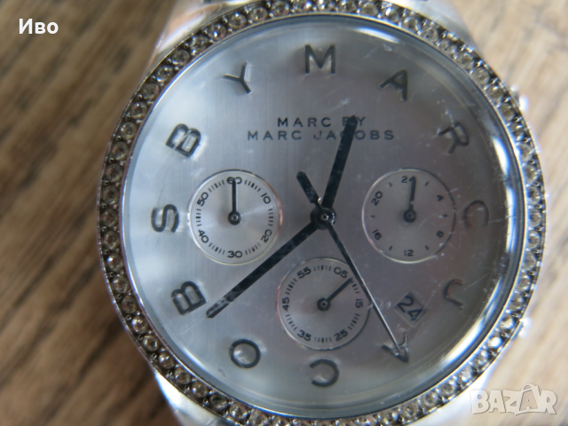 Marc Jacobs дамски стоманен хроно часовник MBM3104, снимка 10 - Дамски - 36536861