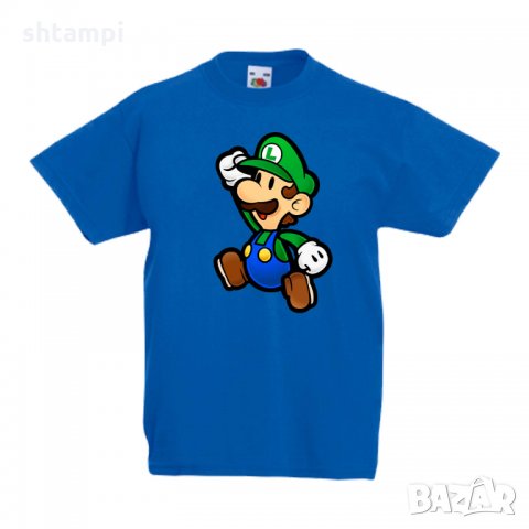Детска тениска Супер Марио Luigi Mario Paper, снимка 1 - Детски тениски и потници - 33089791