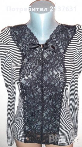 ДАМСКА   Блуза  - Размер  S  , снимка 1 - Блузи с дълъг ръкав и пуловери - 34805742