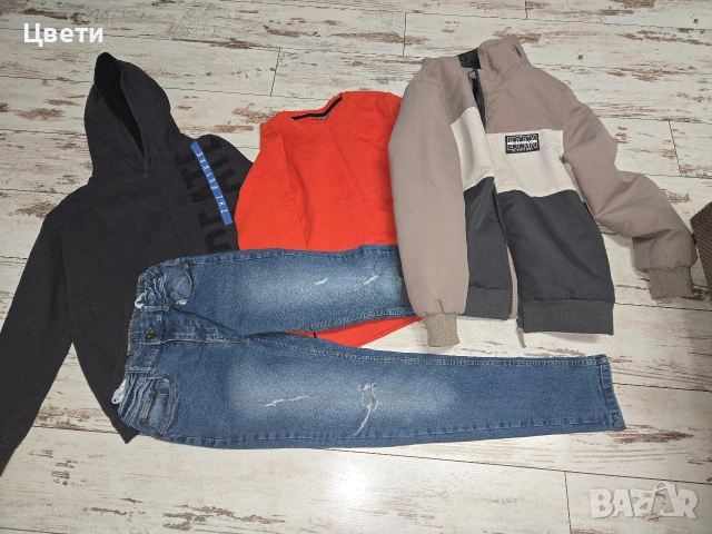 Лот детски дреха, яке блузи и дънки 10 евро